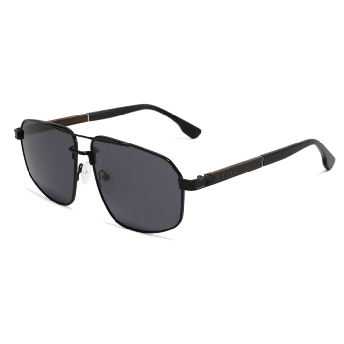 Gafas de Sol Feler 1714-1 Polarizadas de Madera Unisex 58 mm