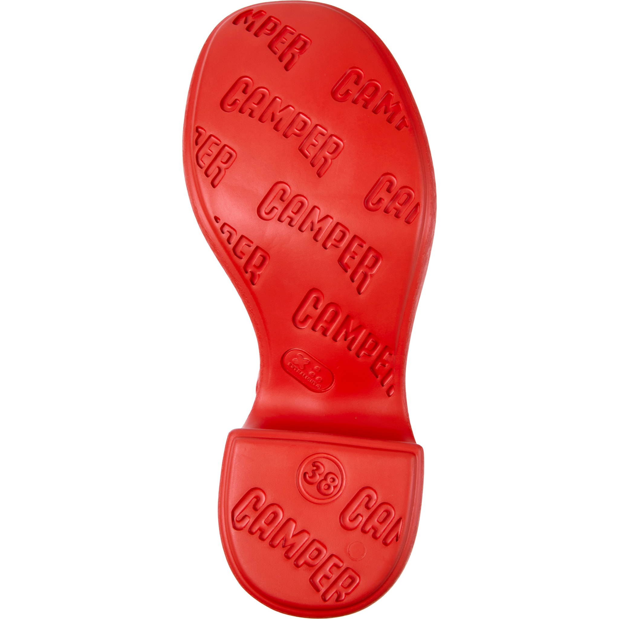 Sandalias - CAMPER Thelma Sandal - Rojo - Cuero liso