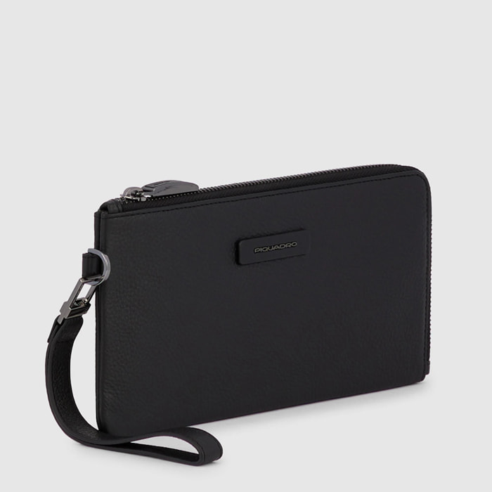 Piquadro Pochette con porta carte di credito