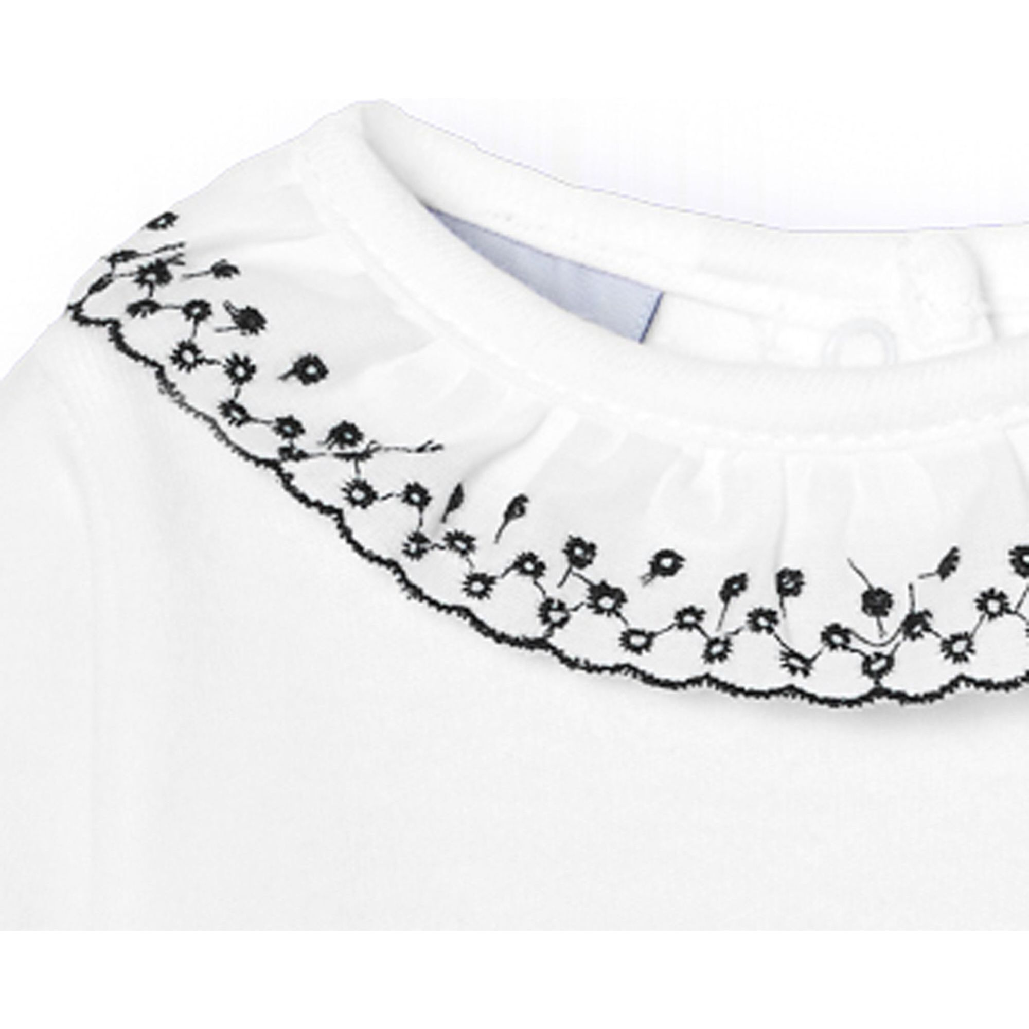 Body bebé manga larga cuello batista