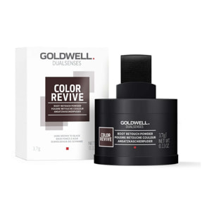 GOLDWELL DS Color Revive Root Retouch Powder Dark Brown To Black 3.7g