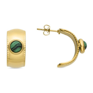 Pendientes Lux by Lux acabados oro 18k