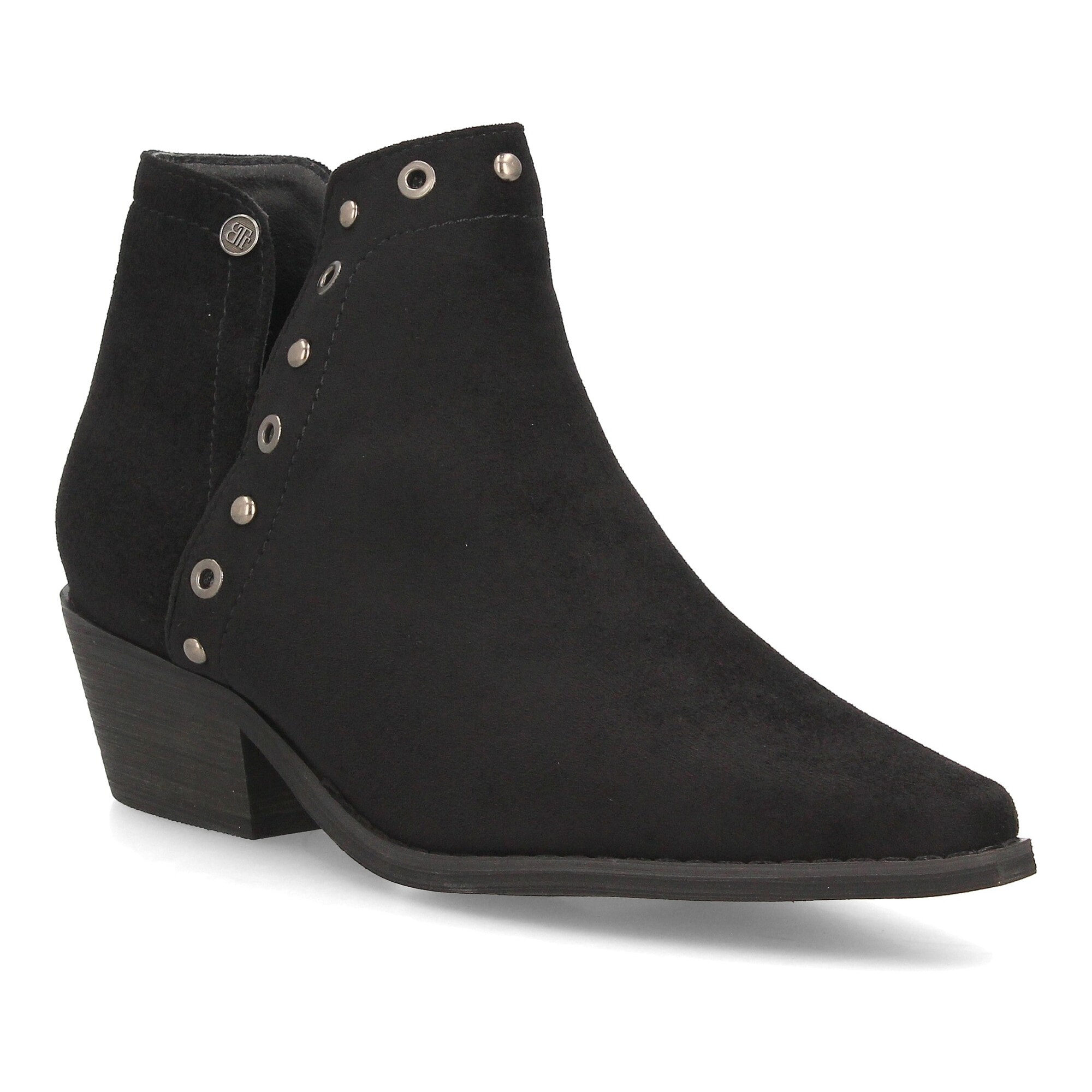 Botines cowboy mujer con detalles metálicos