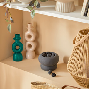 Lot de 2 bougeoirs "Mala" H18/25cm