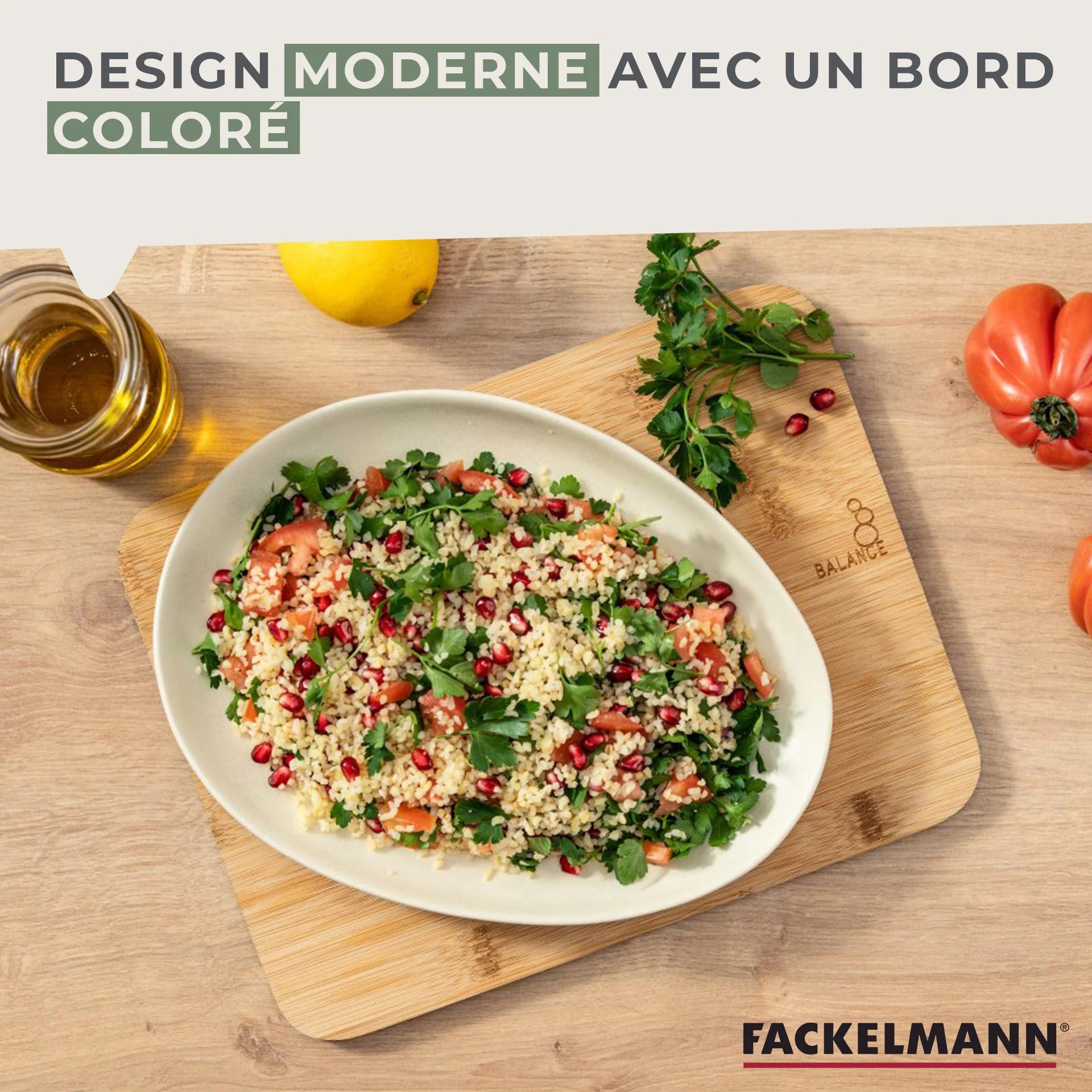 Planche à découper en bambou Fackelmann Balance
