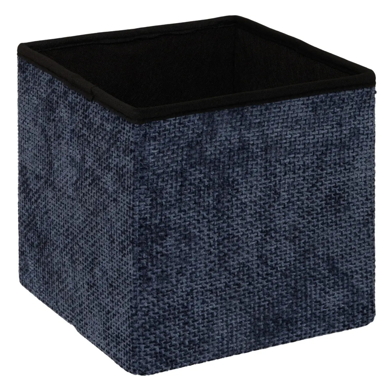 Pouf Mix'N Modul carré pliable 31x31cm bleu