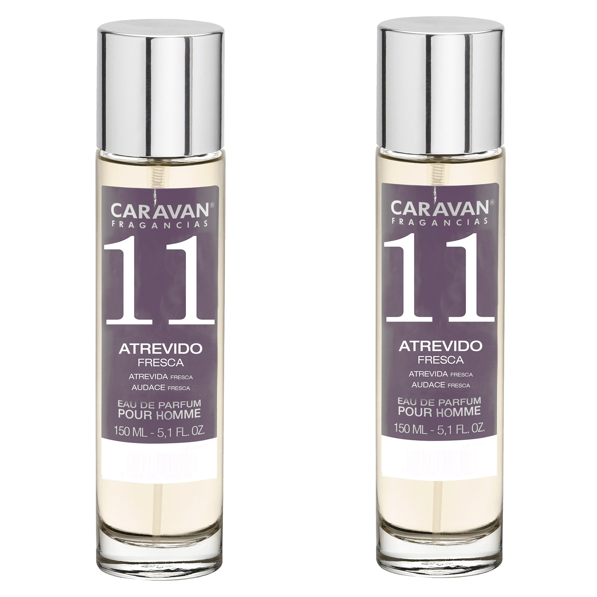 Caravan fragancias set de 2 frascos perfume de hombre nº11, de 150 ml