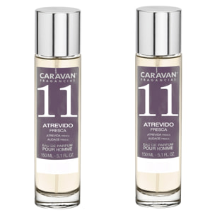 Caravan fragancias set de 2 frascos perfume de hombre nº11, de 150 ml