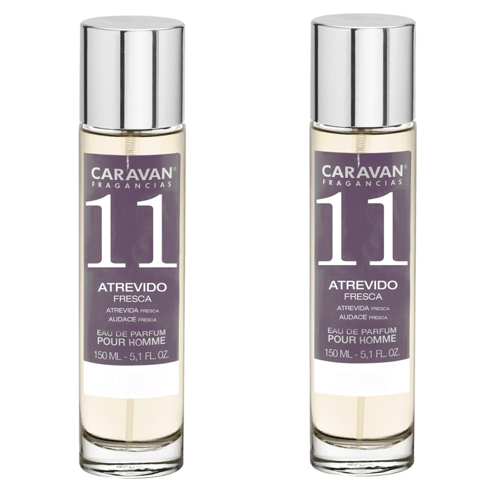 Caravan fragancias set de 2 frascos perfume de hombre nº11, de 150 ml