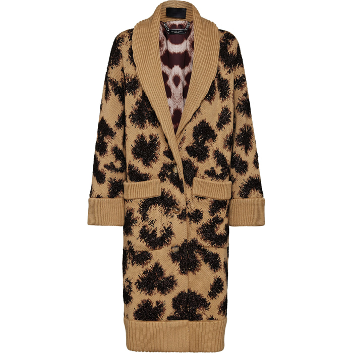 PHILIPP PLEIN Cárdigan LEOPARD