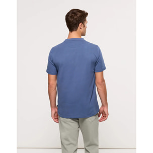 Camiseta Manga Corta Azul - Nunobet