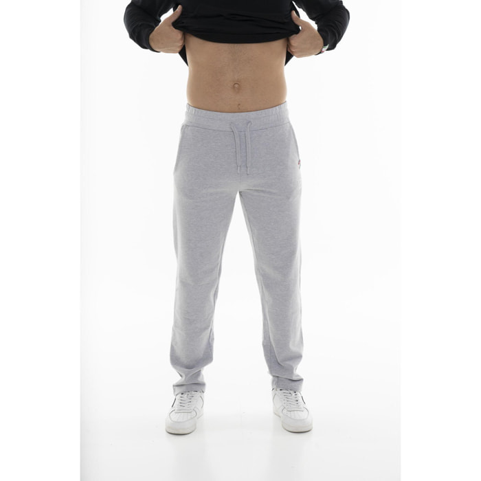 Pantalone sportivo invernale da uomo senza polsino con logo piccolo 'Basic'