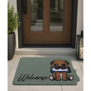 Zerbino Cagnolino per ingresso casa in poliestere