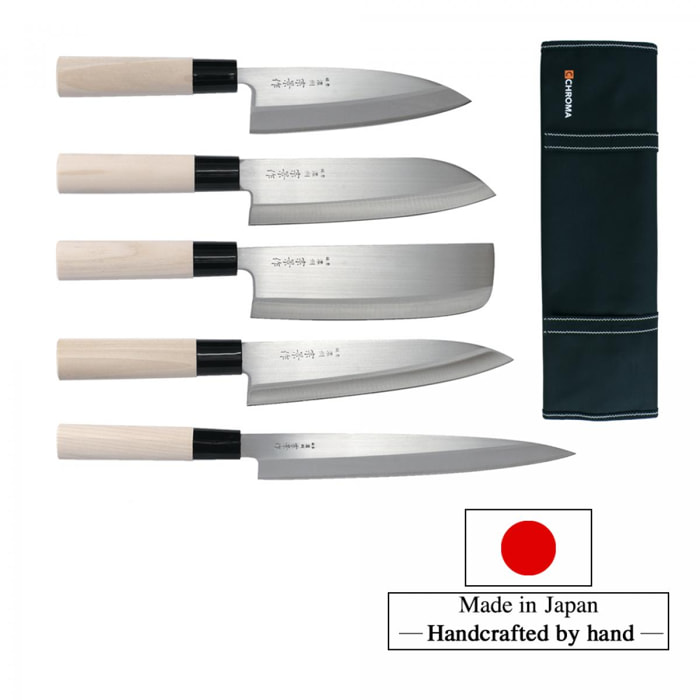 Mallette 5 couteaux japonais Haiku Home