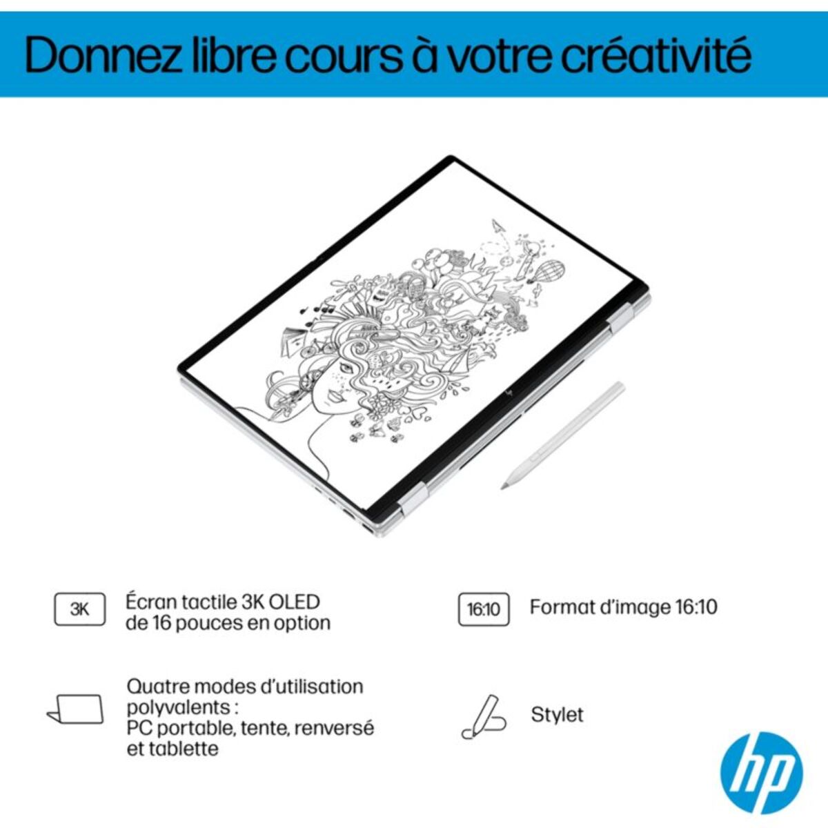 PC Hybride HP Omnnibook 16-as0001nf