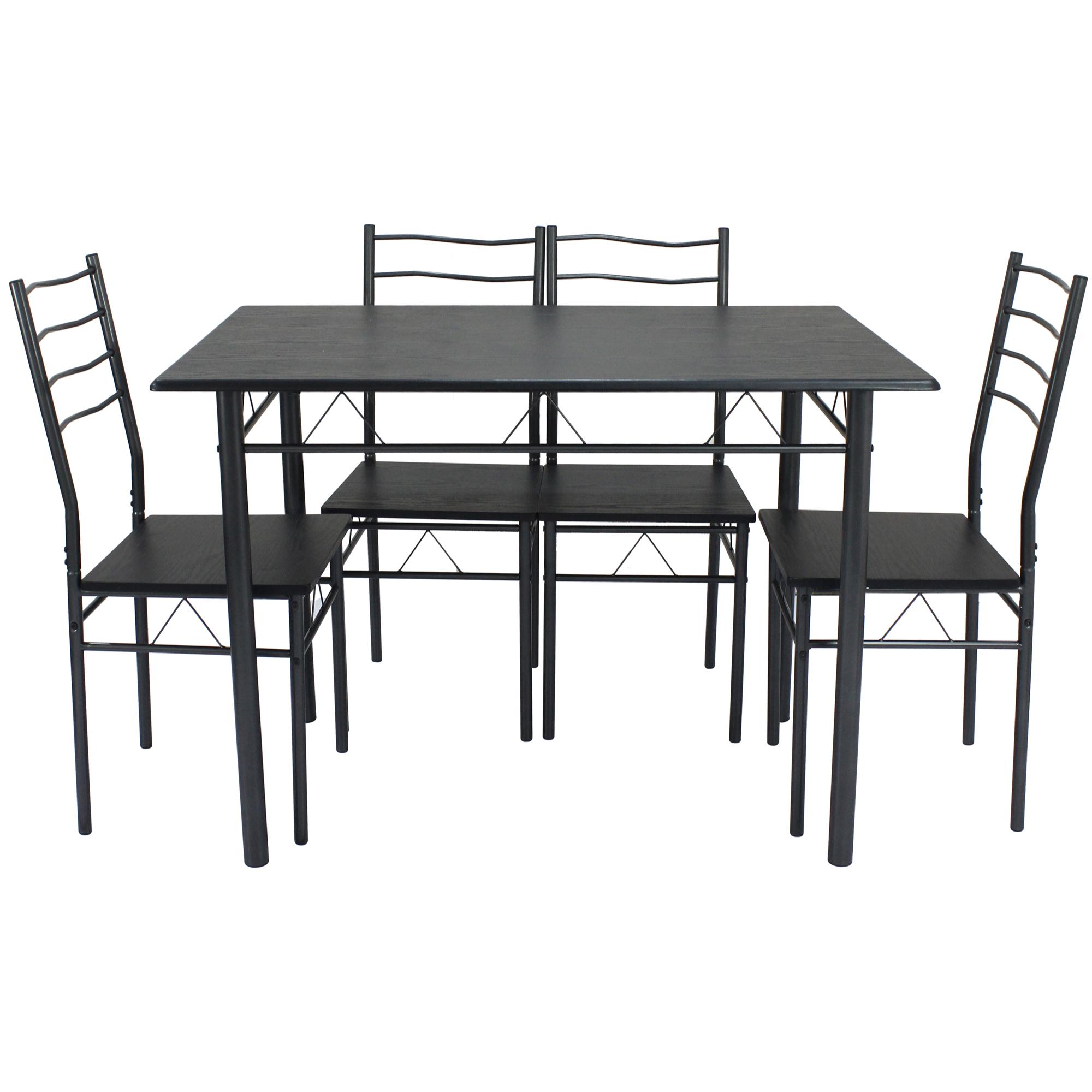 Set de mesa y 4 sillas Lima para cocina