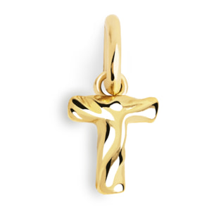 Charm Letter Organic Argent Plaqué Or