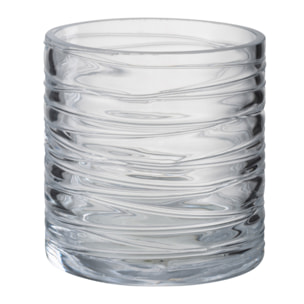 J-Line photophore Lignes - verre - transparent - small