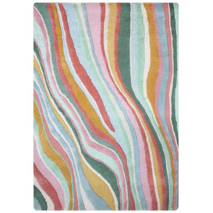 Tapis en laine ABSTRACT FLOW