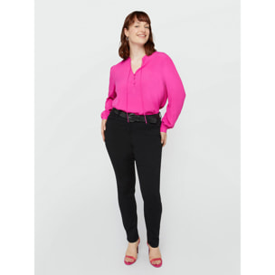 Fiorella Rubino - Blusa in viscosa LENZING™ ECOVERO™ - Fucsia