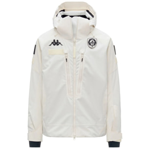 Giacche Kappa Uomo Donna 6Cento 602C Premium Bianco
