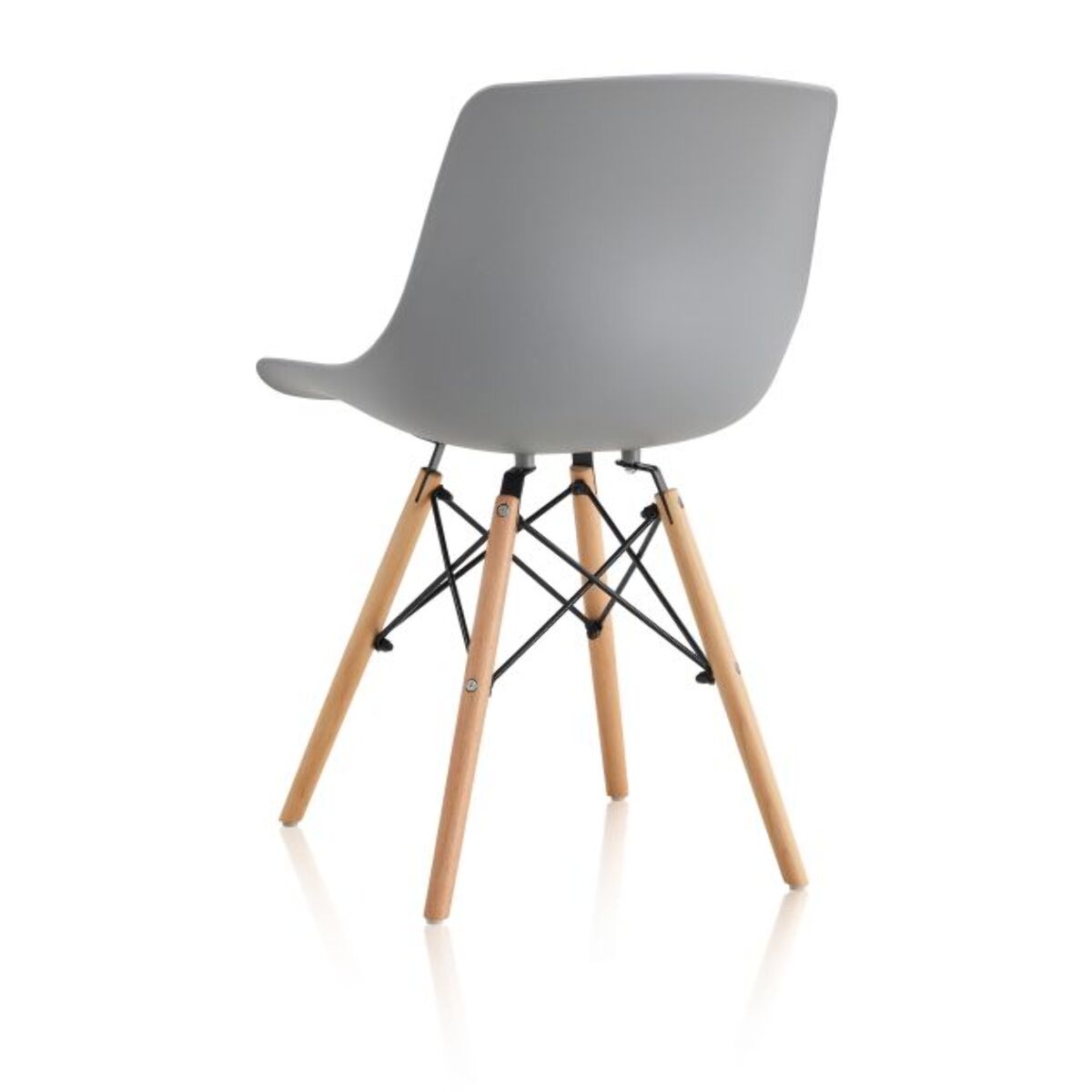 Pack 4 sillas de comedor Fredo Gris