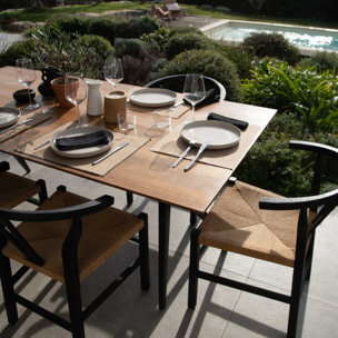 Set de table en jute enduite - Naturel