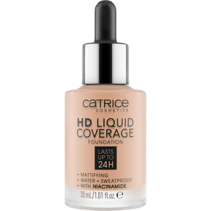 Hd Liquid Coverage Foundation - Fond de Teint Liquide Haute Couvrance 30ml
