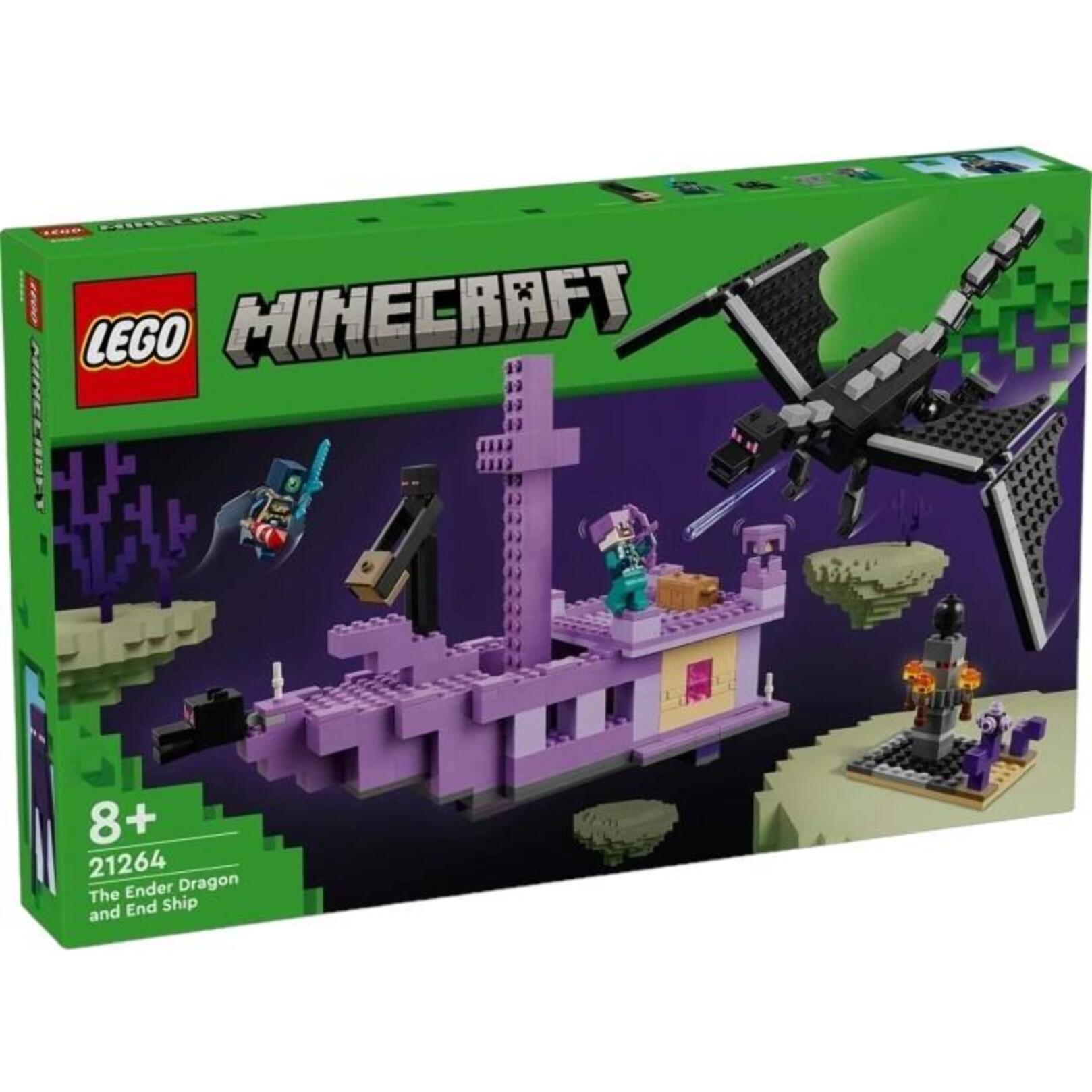 LEGO MINECRAFT 21264 - L'ENDERDRAGO E LA NAVE DELL'END