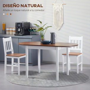 Mesa de Cocina Plegable de Madera Mesa de Comedor Extensible con Hojas Abatibles para 4-6 Personas Carga 50 kg 140x70x75 cm Marrón