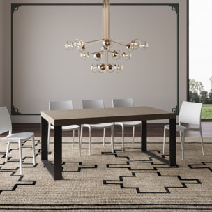 Tavolo allungabile 90x200/304cm Tecno tortora gambe antracite