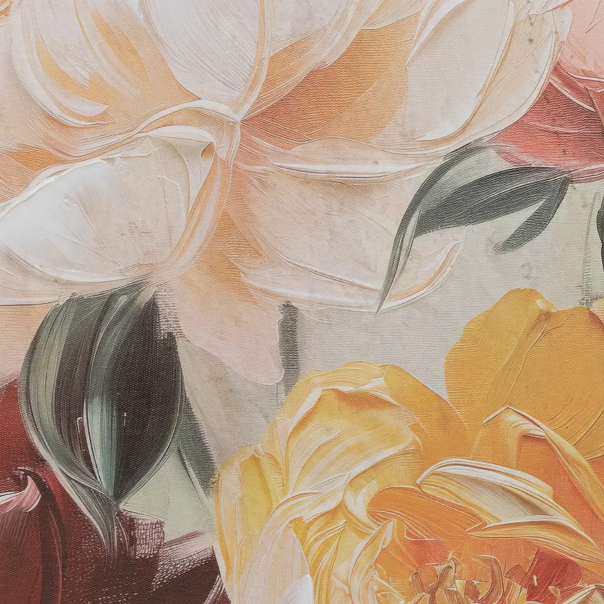 Toile peinte encadrée "Ophelia" 52x72cm