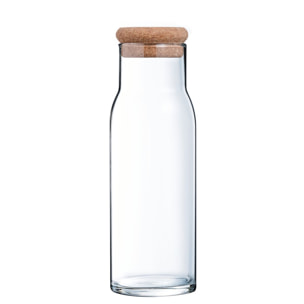 Carafe 1L Funambule - Luminarc - en Verre avec bouchon liège