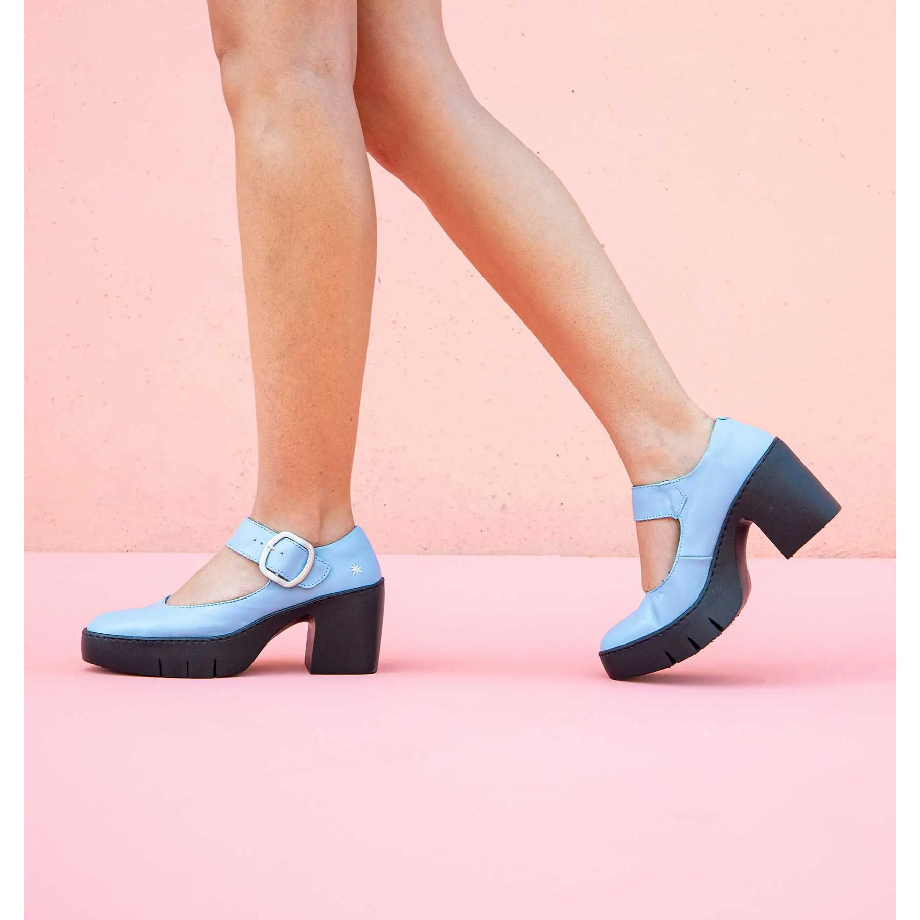 Zapatos con tacón 1653 NAPPA CREAM/SOFIA color Cream