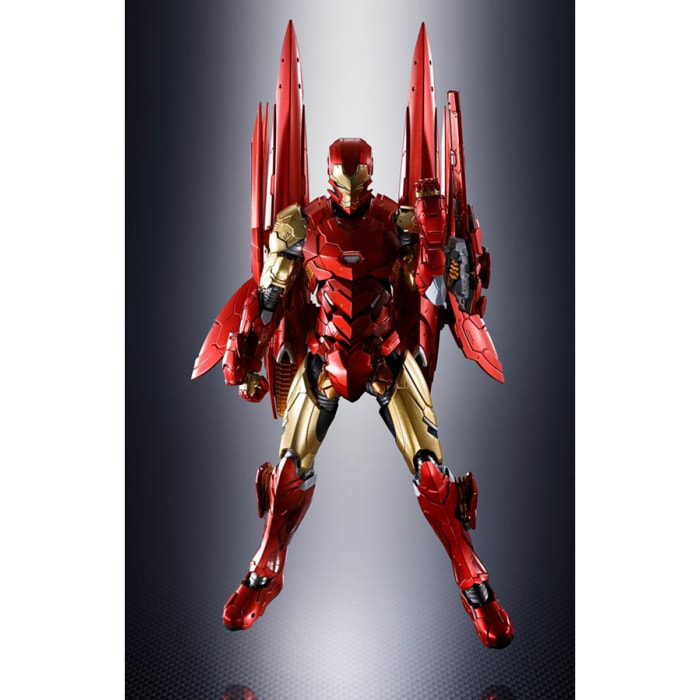 Tech-on Avengers S.h. Figuarts Action Figura Iron Man 16 Cm Bandai Tamashii Nations