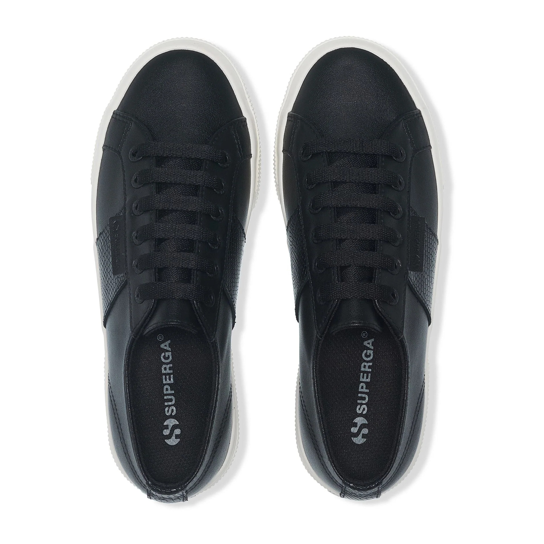 Scarpe da donna Superga Nero 2740 PLATFORM SNAKE