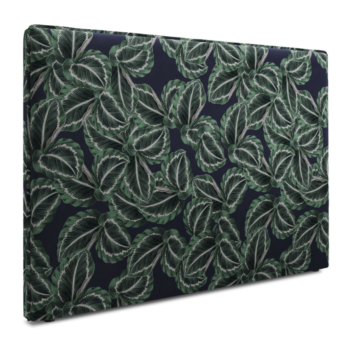 Tête de lit "Provence" 140x120cm en velours motif de la jungle