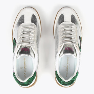 Sneakers metallizzate e LC glitter