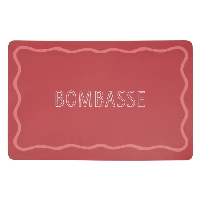Set de table rectangulaire Bichette 30x45cm rose