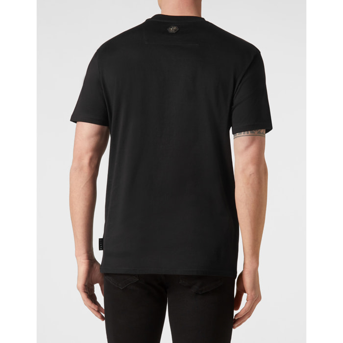 PHILIPP PLEIN Camiseta cuello pico SKULL