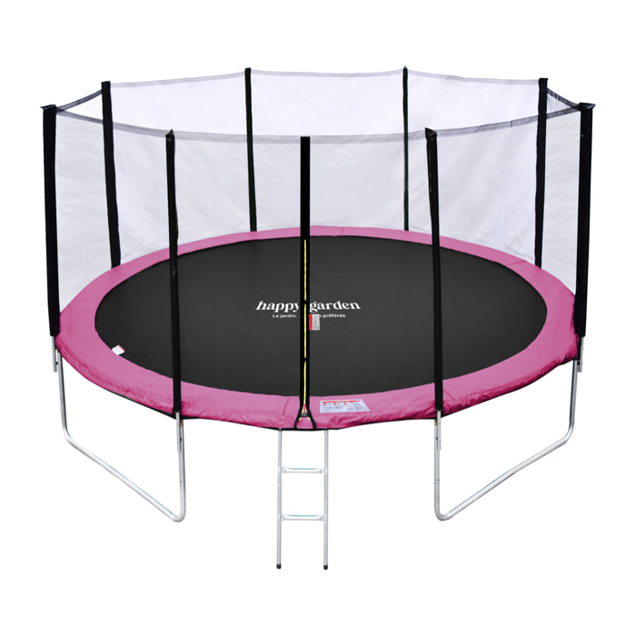 Trampoline réversible avec accessoires -