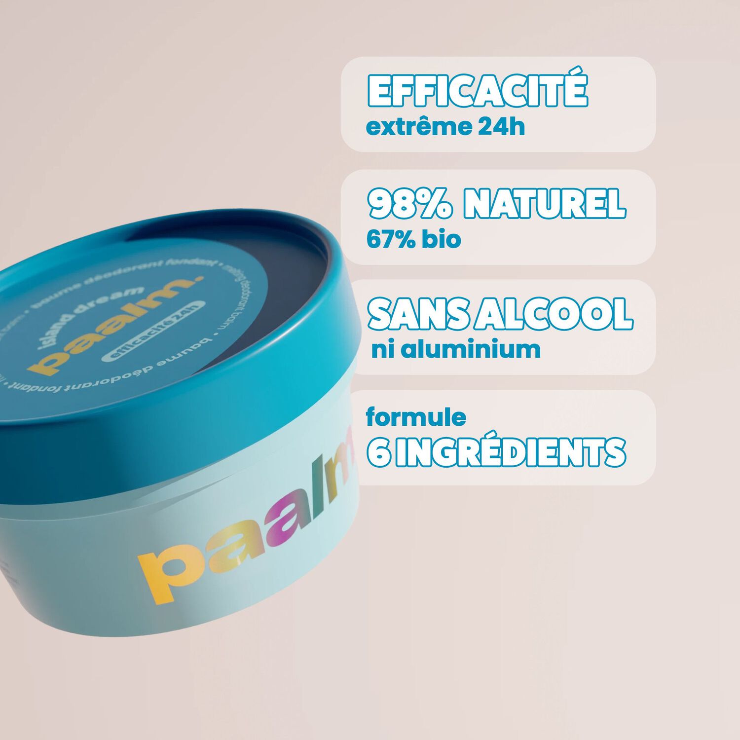 Island Dream - Baume Déodorant Fondant