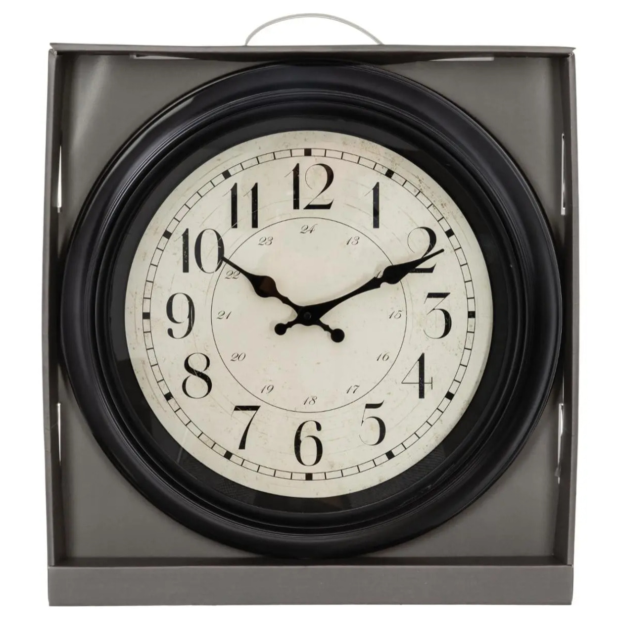 Horloge "Ilan" à moulures D40cm