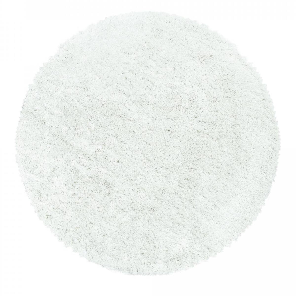 Tapis poils longs shaggy tissé motif uni TENI