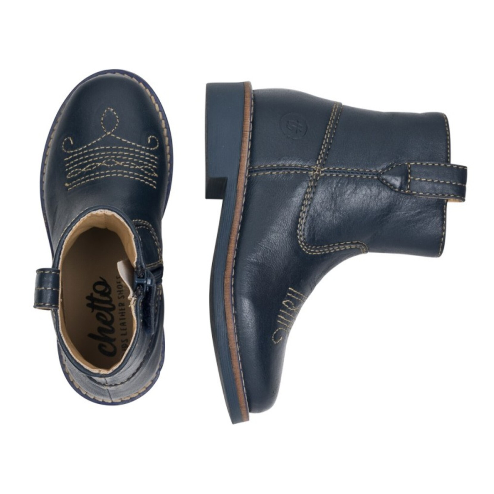 Bota campera en piel