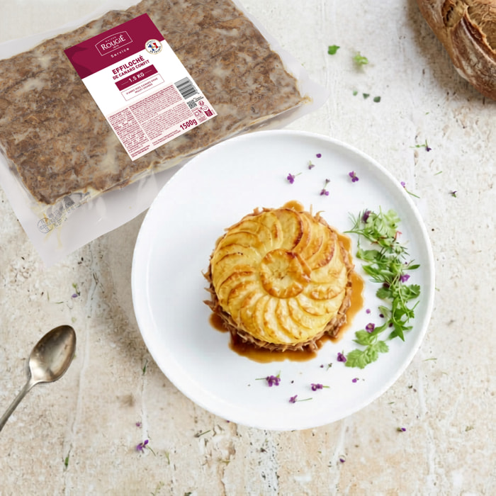 Effiloché de viande de canard confite - 1,5kg
