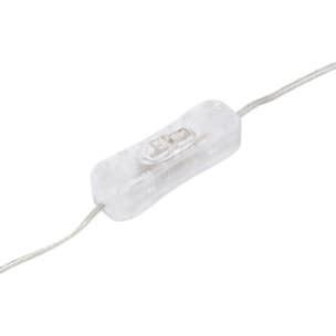 Tube néon mural led "Manette" bleu L 41cm