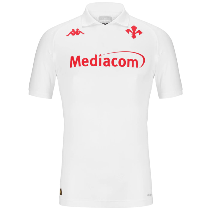 Kappa - Camisetas de juego Hombre Blanco - Kombat Pro 2025 Fiorentina