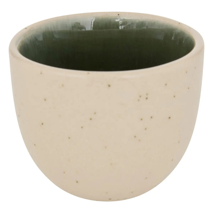 Tasse Wonja vert D6,1xp5,3cm