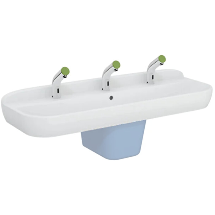 Lavabo pour enfant VITRA Sento Kids 125 cm avec trop-plein